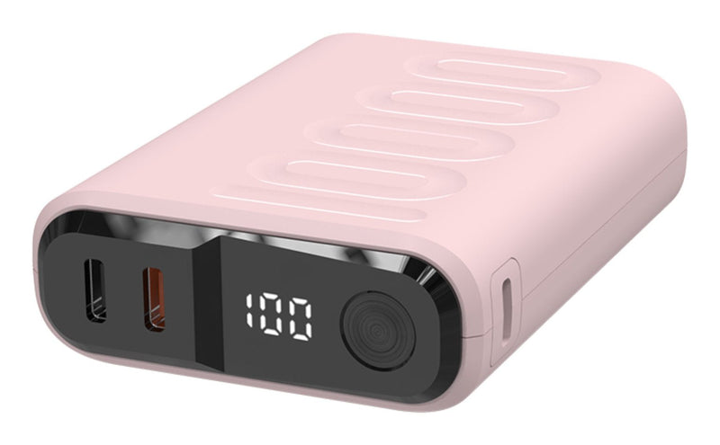 Realpower Powerbank PB-10000C Pd + With 3XTYPE-C, Rose