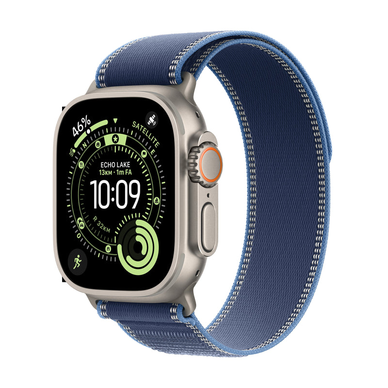 Apple Watch Watch Ultra 3 (2025) LTE 49MM Titanium Funda Con Trail Loop M/L - Azul
