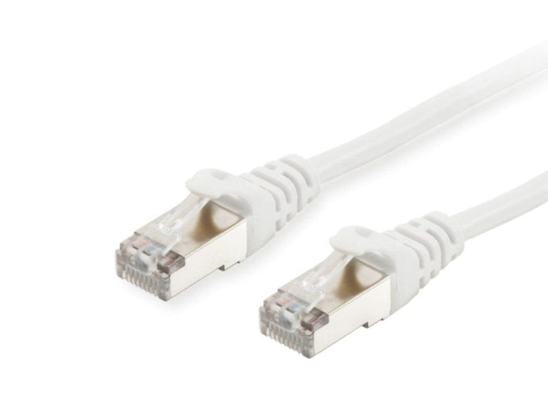 Equip Network Cable CAT.6A S/FTP 2x RJ45 10.00M White Lszh