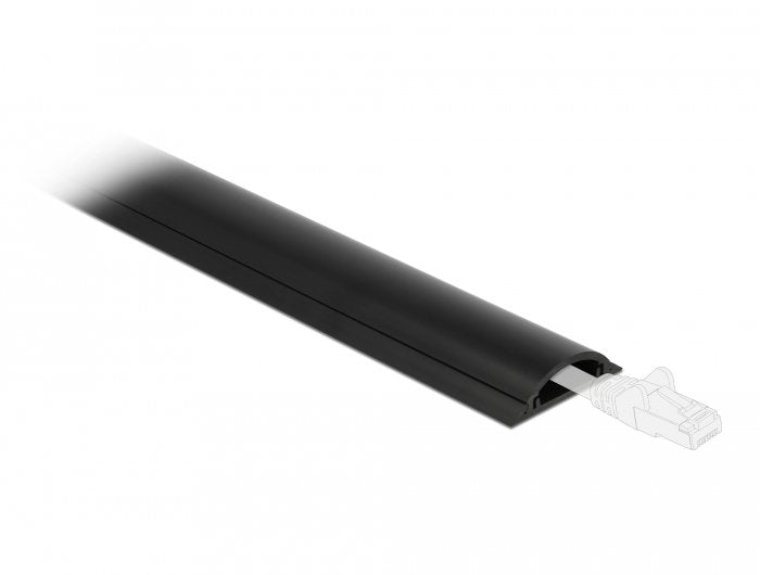 Delock Canaleta Self-adhesive 50 X 12MM X 1M Black