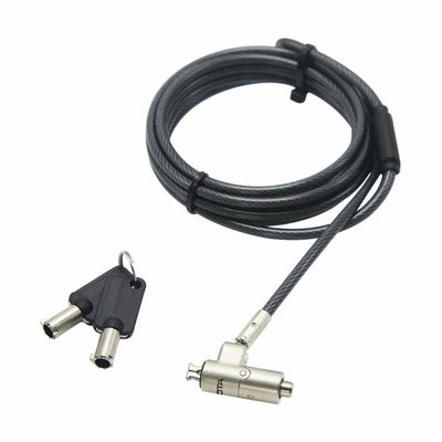 Dicota Security Cable Nano Lock Ultra Slim Keyed 2.5X6 Mm Slot Black — image 1