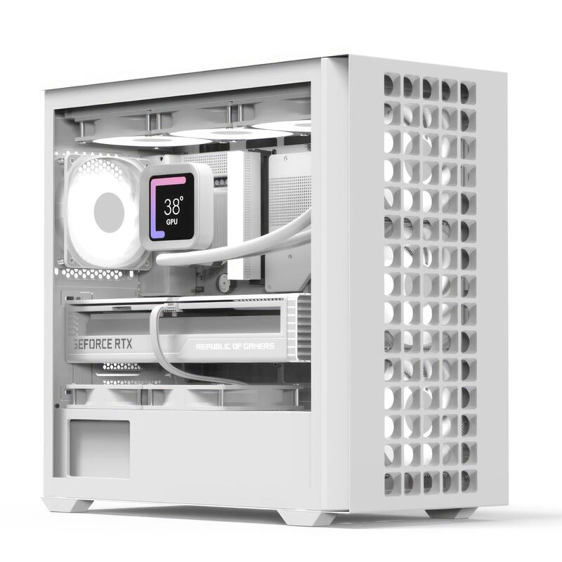 Aerocool Geh Mini D302A-G-WT-V1 W Mesh Micro-atx