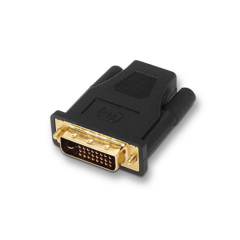 Aisens Adapter DVI a HDMI - 24+1/M-hdmi a Female Blindado Oro - Full HD - Black