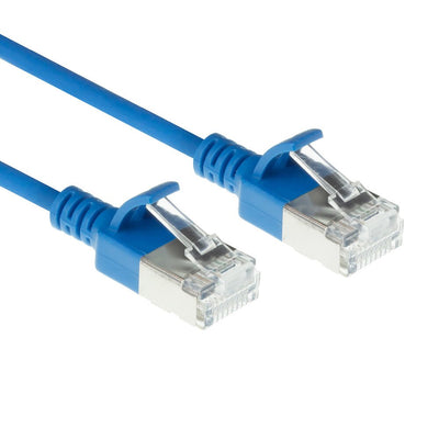 Blue 7 Meters Lszh S FTP CAT.6A Slimline Patch Cable Snagless With RJ45 Connectors — image 1