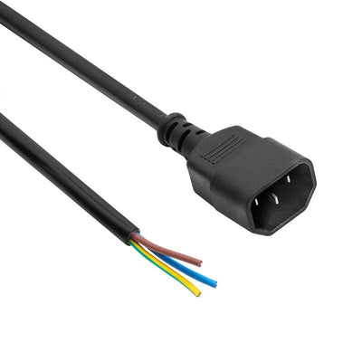 Akyga Cable Power With Open Tin AK-OT-10C Cu 3X1MM IEC C14 3M — image 1