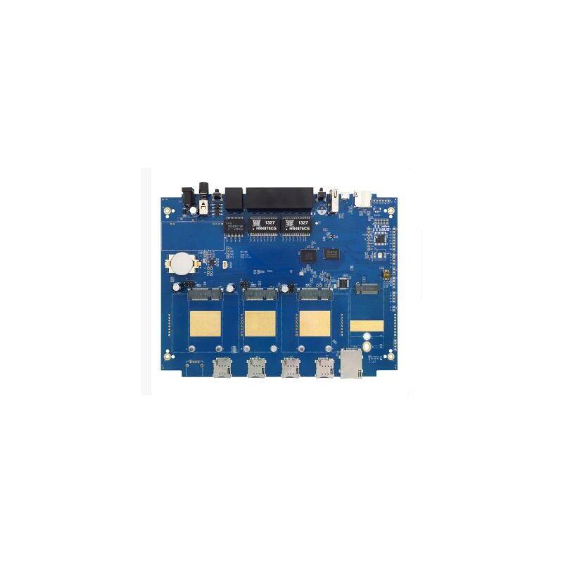 Alfa Network QUAD-E4G Multi 4G/Wi-Fi And 5G Router Board, Openwrt Platform