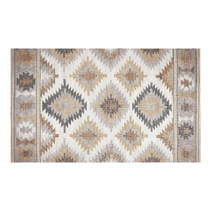 Rug Vinílica Estampada Kilim Grises 45 X 75CM