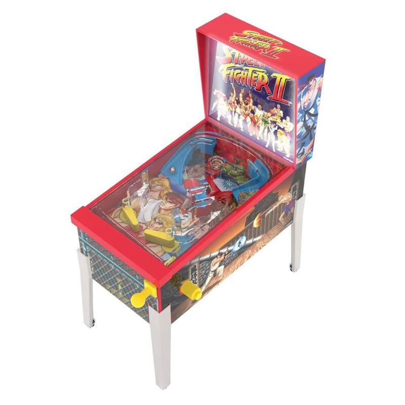 Ambassador Street Fighter Ii - Pinball Desk With Light And Sound Classic Set Of Pinballambassador Streetfighte