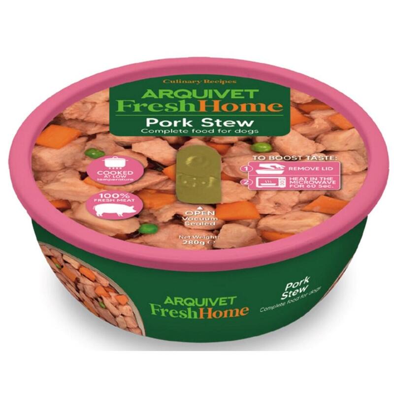 Arquivet Fresh Home Pork Stew - Comida Húmeda Perros - 280G