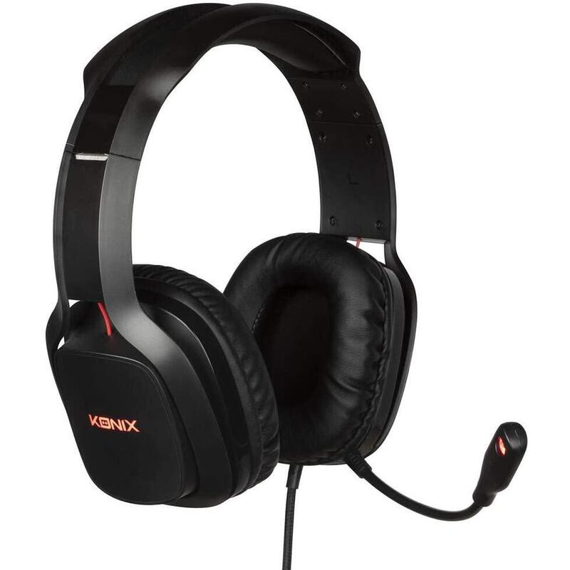 Konix Auriculares Gaming Con Micrófono Drakkar Mistlur Jack 3.5 Negro
