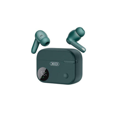 Xo Headphones G34 Bluetooth 5.4 - Tws - Cancelacion Ruido Enc + Anc - Box With Display LCD - Green — image 1