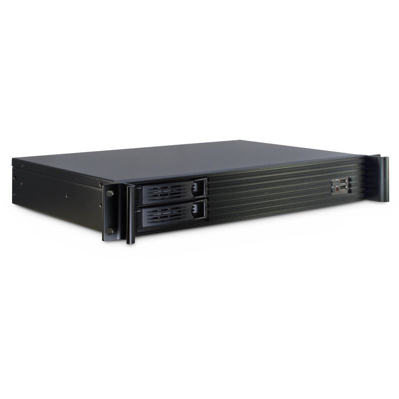 Box Ipc 1.5U Rack 1.5U-1528L Mini-itx, Black 2XUSB2.0