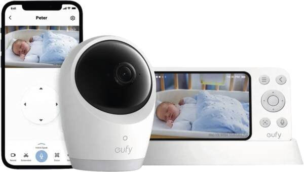 Eufy Baby Monitor E21 Black White