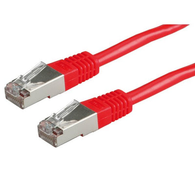 Roline Network Cable KAT.5E Class D S FTP Red 1M — image 1