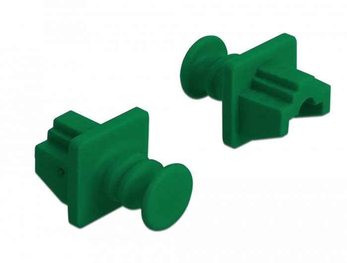 Protection Contra Polvo RJ45 Connector Female 10 Units Green