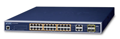 IPV6/IPV4, 24-PORT Managed 802.3AT PoE + Gigabit Ethernet — image 1