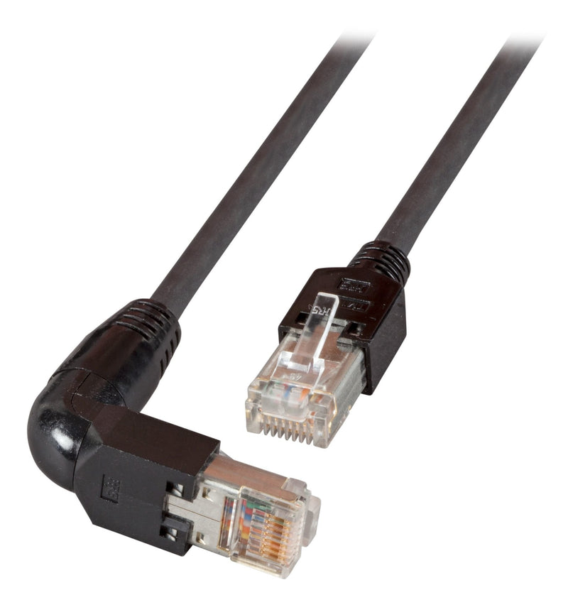 Efb RJ45 Network Cable CAT.5E S UTP Pvc TM11 1X90 Black 0,25M