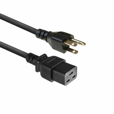 Powercord Usa Plug - C19 Black 1.8M — image 1