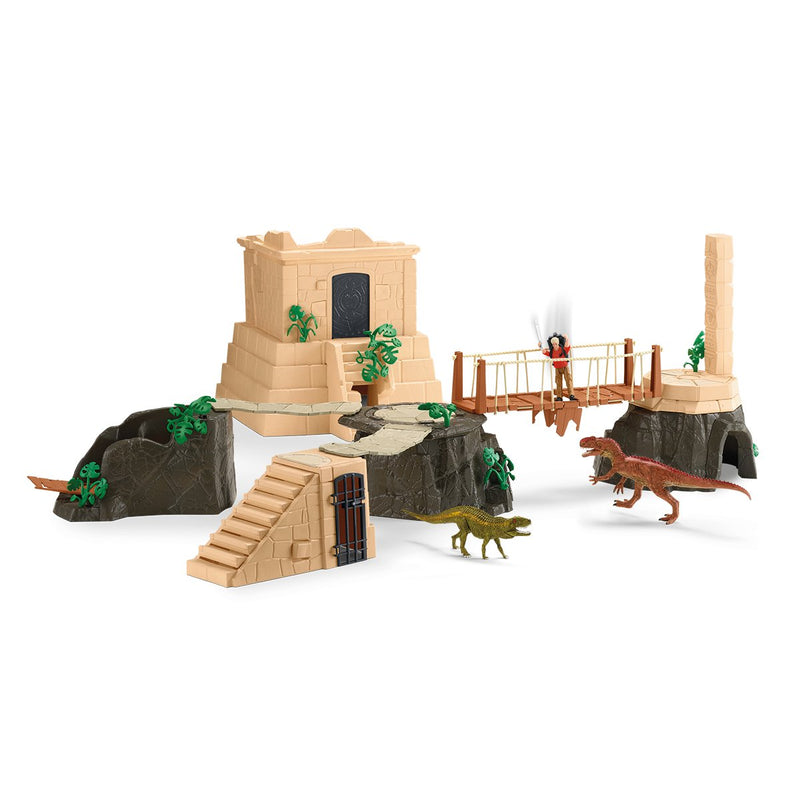 Schleich Dinosaurs Dino Temple Conquest Mega Set, Figure Toy 42656