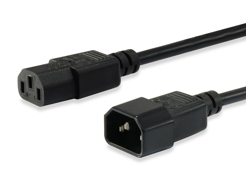 Equip Cable Power C13 -C14 H M Black 1.50M