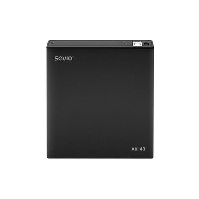 Savio External Writer AK-43 Slim Drive Cd / Dvd R / Rw - Black USB — image 1