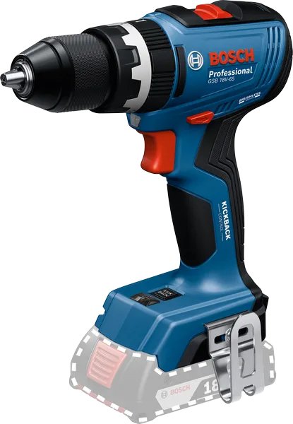 Bosch Drill Percutor Wireless Professional Gsb 18V-65 Professional Body Only 18 Voltios Blue Without Battery N
