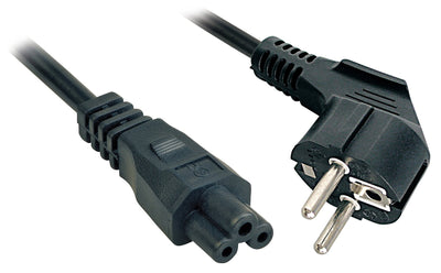 Lindy 5M, Cee 7/7 - IEC 320 C5 Black CEE7/7 C5 Acoplador — image 1
