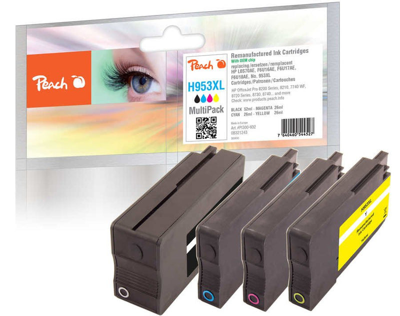 Peach Cartridge HP NR.953XL Multipack Rem, Oem, Kom