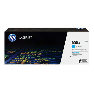 HP Toner 658X Cyan W2001X 28000 Pag — image 1