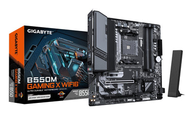 Gigabyte B550M Gaming X WIFI6 AMD - Socket AM4 - microATX - AMD B550 9MB55MGW-00-G10 — image 1
