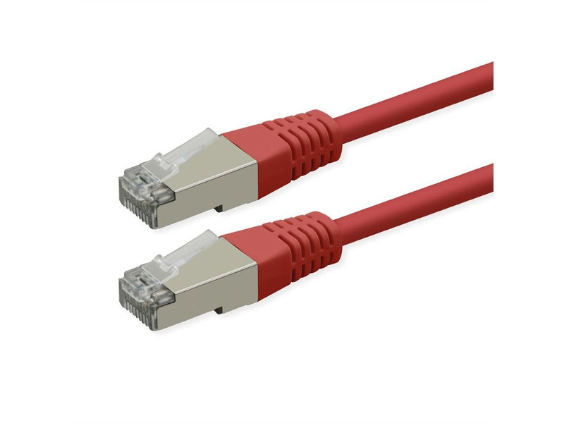 Roline Kab Network Cable CAT.6 Class And PoE S FTP Pimf Red 1M