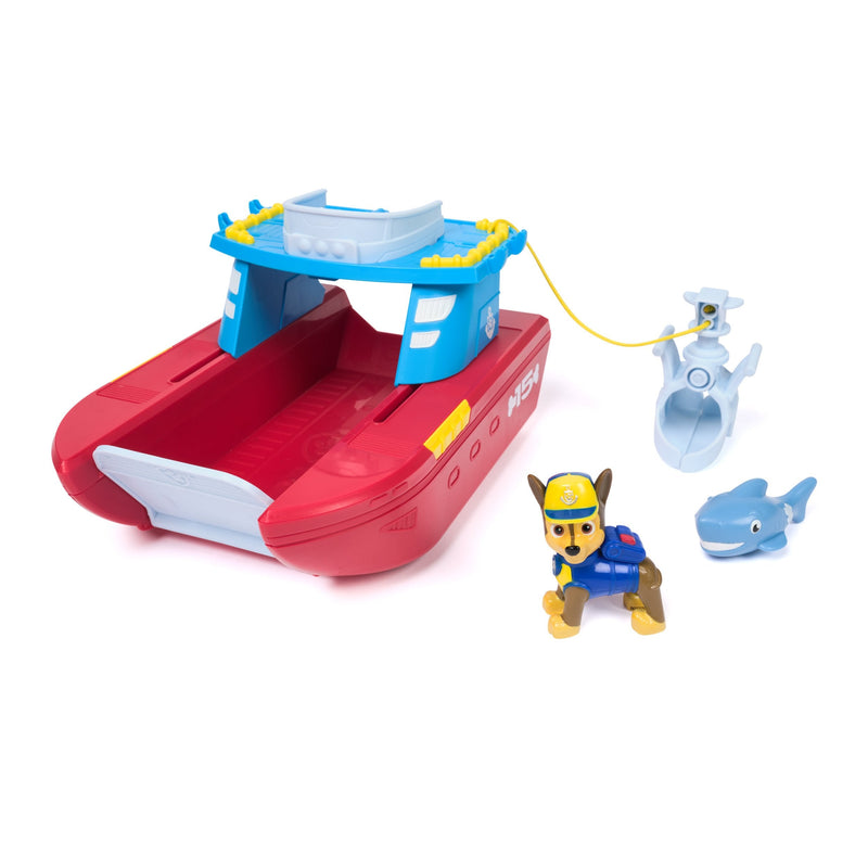 Spin Master Paw Patrol - Barco Rescate Sea Patroller, Vehículo Toy With Figure Chase And Tiburón 6074778