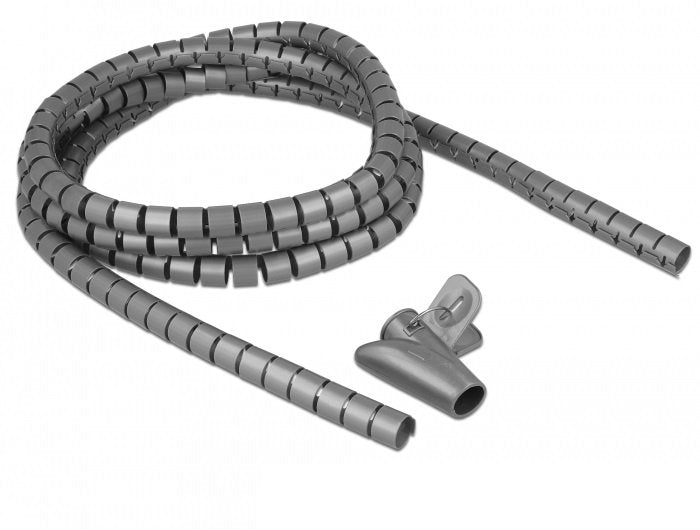 Hose Espiral With Tool Pasacables 2,5M X 15MM Grey