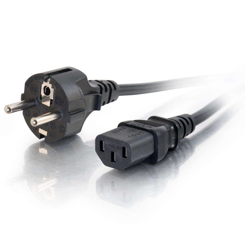 C2G 88544 Cable Transmisión Black CEE7/7 C13 Acoplador