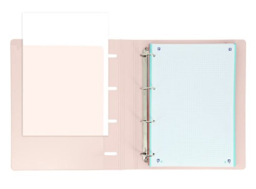 Oxford &you Folder 4 Anillas Europeanbinder Polyfoam C/ Spare Part 100H 5X5 A4 + Pink Chicle — image 1