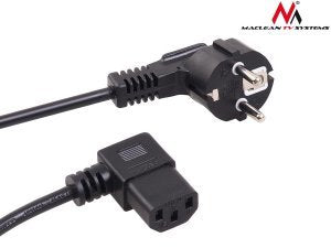 Cable Power Acodado 3 Pin 3M Connector Eu MCTV-803 — image 1