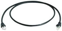 Telegärtner Network Cable SFTP CAT.6A Black 1,0M — image 1