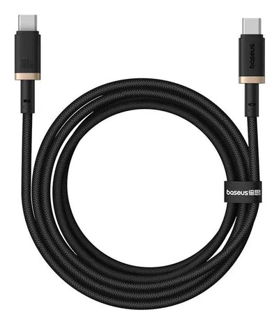 Baseus Dura Cable Charging Fast Type-c a Type-c 100W 2M Black Oro — image 1