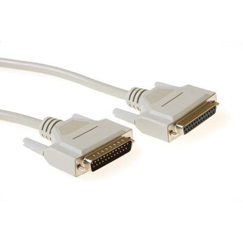 1.8 Metre Serial 1:1 Connection Cable 25 Pin D-sub Male - 25 Pin D-sub Female