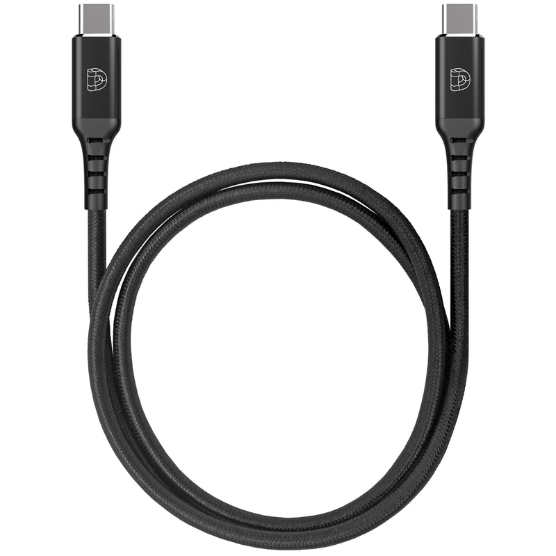 Deqster Cable Charging USB-C a Usb-c, Black 1M