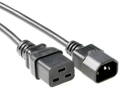 Microconnect PE0191405 Cable Transmisión Black 0,5M C19 Acoplador C14 Acoplador — image 1