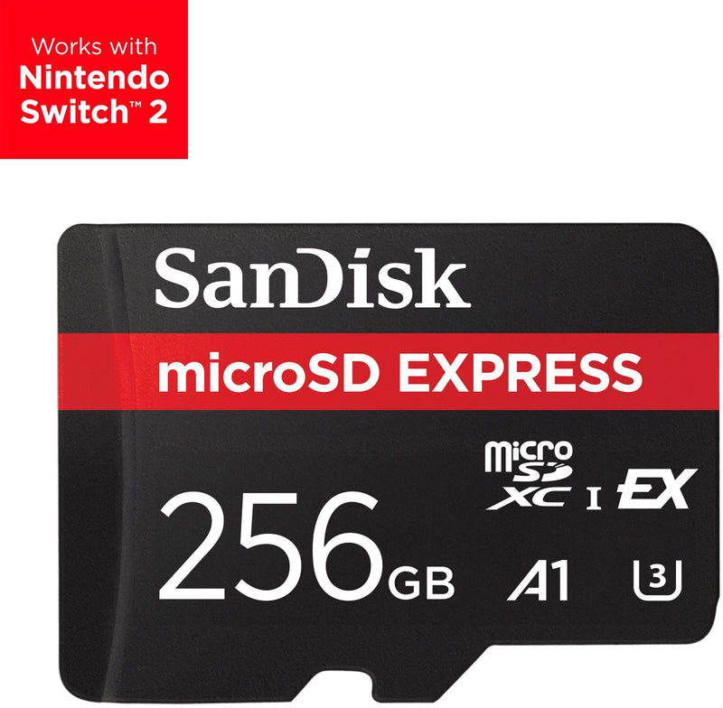 SanDisk Express Memory Card Flash 256GB Microsdxc Uhs-i