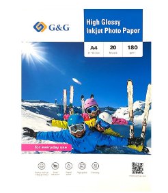 G&g Paper Fotográfico 180G 20 Hojas A4 — image 1
