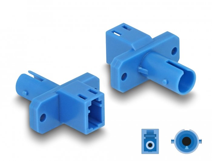 Delock Lwl Hybrid Empalme Lc Simplex Connector Female a St Simplex Connector Female Blue