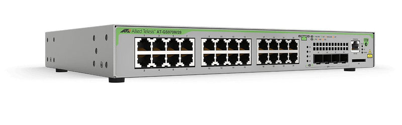 Allied Tel. Switch 24X Ge AT-GS970M/28 24X 1GBIT-T + 4X Sfp