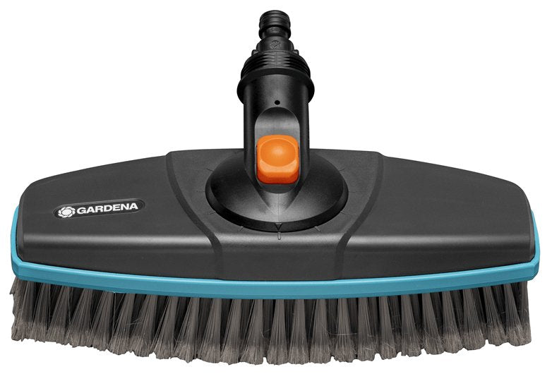 Gardena Brush With Handle Cleansystem Soft Brush Lavar Grey/Turquesa, Band Plastic Soft Todo Perímetro 1881