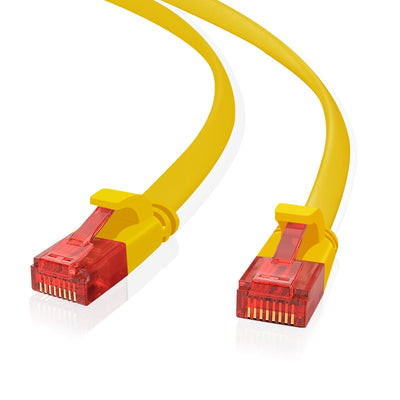 Helos Ultra Slim Network Cable U/UTP CAT.6 Yellow 20,0M — image 1