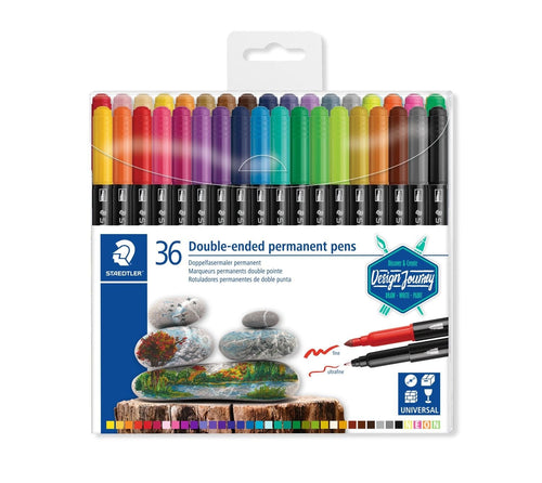 Staedtler Marker Permanente Double Punta Design Journey Colours -36U- — image 1