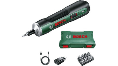 Bosch Atornillador a Battery Pushdrive 3,6 Voltios Green With Set Of Puntas Screwdriver 10 Pieces 06039C6002 — image 1