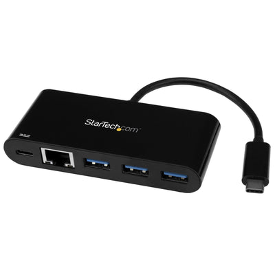 Hub Concentrador USB 3.0 USB-C Perp 3 Ports With Ethernet And Pd — image 1